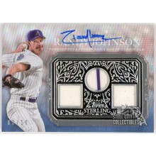Randy Johnson 2021 Topps Sterling Strikes Triple Jersey Autograph Card #STAR-RJO 2/10