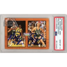 Larry Bird/Magic Johnson 1994-95 Skybox Autograph Card #MB1 PSA/DNA 10