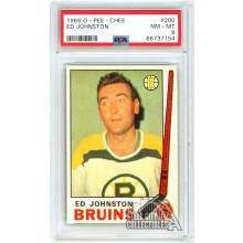 Eddie "Ed" Johnston 1969 O-Pee-Chee Card #200 PSA 8 NM-MT