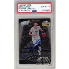 Nikola Jokic 2017 Panini The National Autograph Card #52 PSA/DNA 10