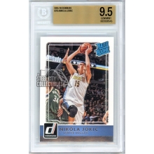 Nikola Jokic 2015-16 Panini Donruss Rated Rookie Card #215 BGS 9.5
