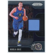 Nikola Jokic 2019-20 Panini Prizm Sensational Light Blue Patch Card #SS-NJC