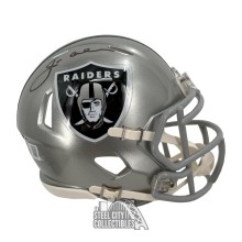 Jon Gruden Autographed Oakland Raiders Flash Mini Football Helmet - BAS