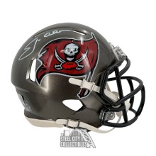 Jon Gruden Autographed Tampa Bay Buccaneers Throwback 97-13 Mini Football Helmet - BAS
