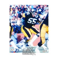 Jon Kolb Autographed Pittsburgh 8x10 Football Photo - BAS (Blue Ink)