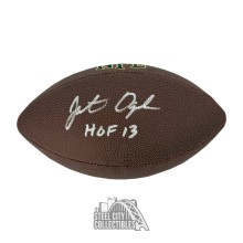 Jonathan Ogden HOF 13 Autographed Wilson Football - BAS