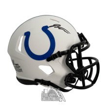 Jonathan Taylor Autographed Indianapolis Colts Lunar Eclipse Mini Football Helmet - BAS