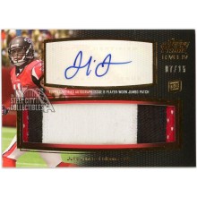 Julio Jones 2011 Topps Prime Level IV Rookie Patch Auto 7/15