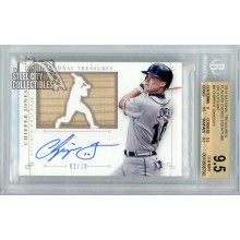 Chipper Jones 2014 Panini National Treasures Die-Cut Bat Autograph Card #8 2/10 BGS 9.5
