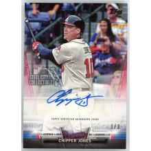 Chipper Jones 2018 Topps Legends Autograph Card #SA-CJ 1/3