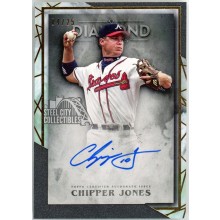 Chipper Jones 2022 Topps Diamond Icons Autograph Card #AC-CJ 4/25