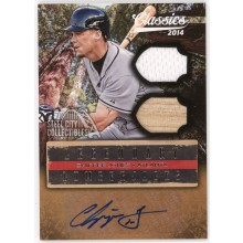Chipper Jones 2014 Panini Classics Legendary Lumberjacks Relic Autograph Card #6 6/10