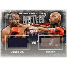 Roy Jones Jr Antonio Tarver 2011 ITG Ringside Boxing Battles Silver Trunks Card #B-03