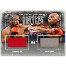 Roy Jones Jr Antonio Tarver 2011 ITG Ringside Boxing Battles Silver Trunks Card #B-03 (B)
