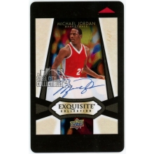 Michael Jordan 2022 NSCC Upper Deck Exquisite Hotel Room Key Card
