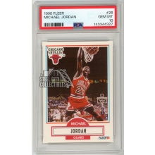 Michael Jordan 1990-91 Fleer Basketball Card #26 PSA 10