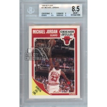 Michael Jordan 1989-90 Fleer Basketball Card #21 BGS 8.5
