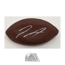 Jordan Addison Autographed Wilson Football - BAS (Broken Airhole)