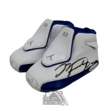Michael Jordan Autographed Toddler Basketball Shoes - BAS LOA & UDA