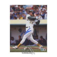 Jose Canseco Autographed Oakland Athletics 8x10 Photo - BAS (Follow Through)