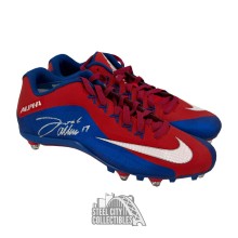 Josh Allen Autographed Nike Alpha Football Cleats - BAS