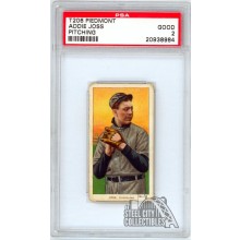 Addie Joss 1909 T206 Pitching Piedmont 350 Card PSA 2 Good