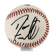 Juan Pablo Montoya, Dario Franchitti, Reed Sorenson Autographed Official MLB Baseball /24 - Press Pass (3 Sigs)