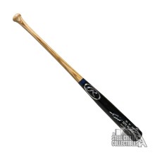 Juan Soto Autographed Rawlings Black/Blonde Baseball Bat - BAS
