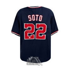 Juan Soto Autographed Washington Custom Baseball Jersey - JSA