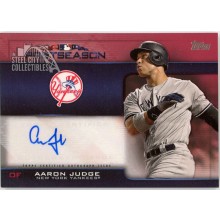 Aaron Judge 2019 Topps Series One Postseason Performance Autograph Card #PPA-AJ 18/25