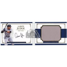 Aaron Judge 2017 Panini National Treasures Rookie Jersey Autograph Booklet Card #RSMB-AJ 84/99