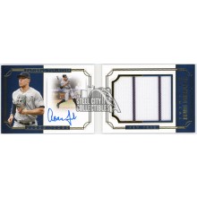 Aaron Judge 2019 Panini National Treasures Jersey Autograph Booklet Card #SJM-AJ 29/49