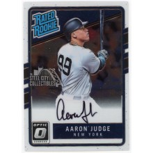 Aaron Judge 2017 Panini Donruss Optic Rated Rookie Autograph Card #RRS-AJ