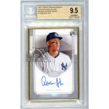 Aaron Judge 2017 Topps Transcendent Eyeblack On Rookie Autograph Card #TCA-AJ 3/15 BGS 9.5