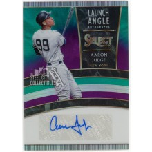 Aaron Judge 2020 Panini Select Launch Angle Autograph Card #LAA-AJ 26/49