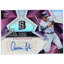 Aaron Judge 2017 Panini Spectra Pink Rookie Autograph Card #SS-AJ 20/35