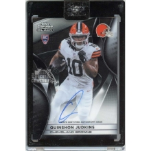 Quinshon Judkins 2025 Topps Chrome Black Rookie Autograph Card #RAU-QJ