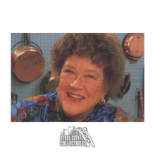Julia Child Bon Appetit Autographed The French Chef 5x7.5 Photo - JSA