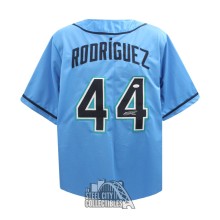 Julio Rodriguez Autographed Seattle Custom Blue Baseball Jersey - JSA