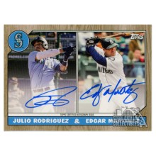 Julio Rodriguez / Edgar Martinez 2022 Topps Industry Conference Dual Autograph Card #IC-RM