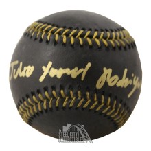 Julio Rodriguez Autographed Full Name Black Official MLB Baseball - JSA COA