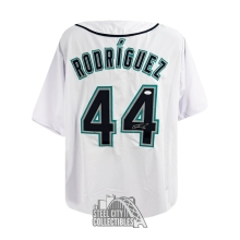 Julio Rodriguez Autographed Seattle Custom White Baseball Jersey - JSA (Right 4 Signed)