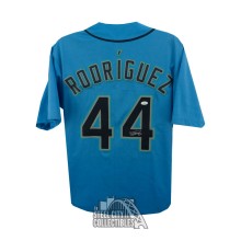 Julio Rodriguez Autographed Seattle Mariners Custom Blue Baseball Jersey - JSA