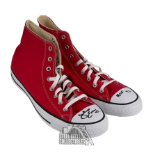 Julius Erving HOF 93 Autographed Converse All Star Basketball Shoes - JSA