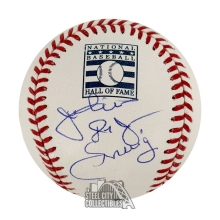 Julius Erving Dr J Autographed Official HOF MLB Baseball - JSA