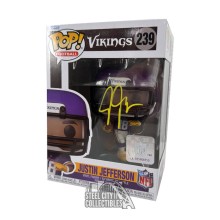 Justin Jefferson Autographed Minnesota Funko Pop - BAS