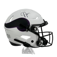 Justin Jefferson Autographed Minnesota Lunar Eclipse Flex Authentic Full Size Helmet - BAS