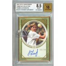 Yevgeny Kafelnikov 2020 Topps Transcendent Tennis HOF Autograph Card #TCA-YK 25/25 BGS 8.5