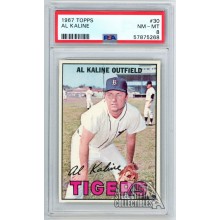 Al Kaline 1967 Topps Card #30 PSA 8 NM-MT
