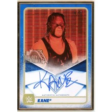 Kane 2020 Topps Transcendent WWE Blue Autograph Card #A-KN 4/5